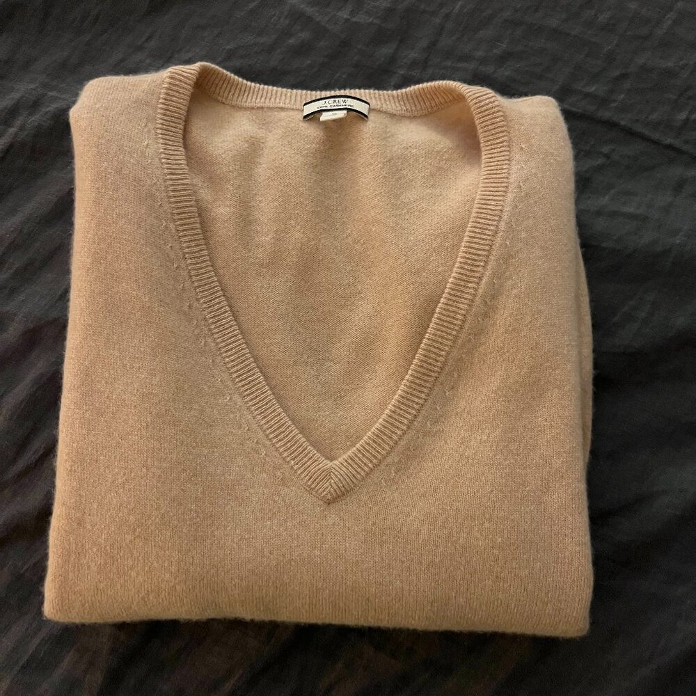 J.Crew Cashmere V-Neck Sweater